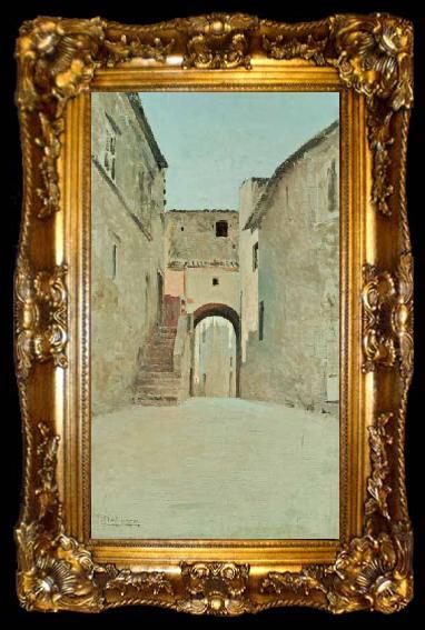 framed  GAINSBOROUGH, Thomas Patio Mediterraneo, ta009-2